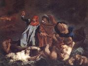Eugene Delacroix The Barque of Dante oil on canvas
